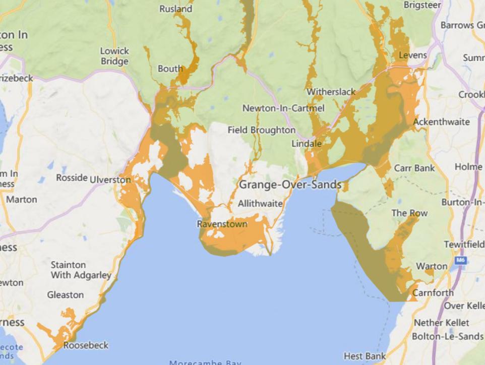 Flood Alert Issued as High Tides Threaten North Morecambe Bay Coast