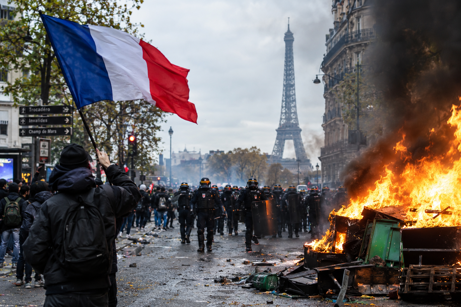 France Faces Deepening Political Crisis as Riots Expose Public Anger