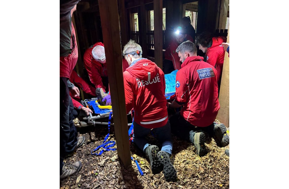 Injured Person Rescued from Lowther Castle Adventure Playground