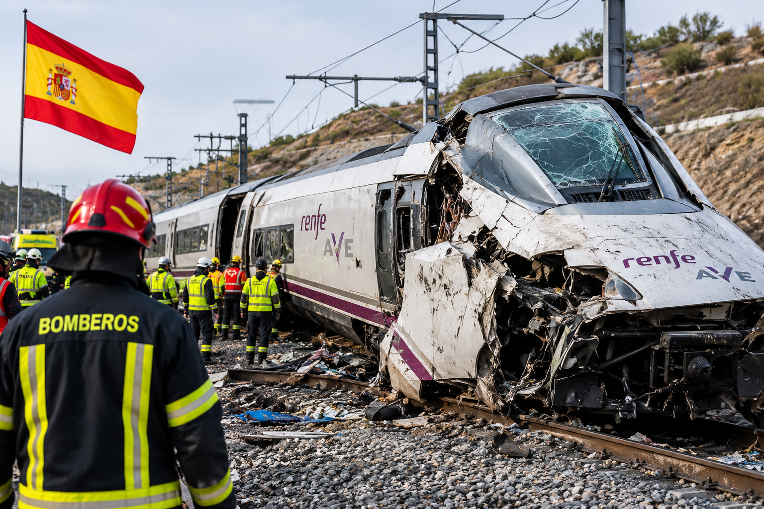 Spain Train Crash Kills at Least 68 as Investigators Examine Signalling Failure