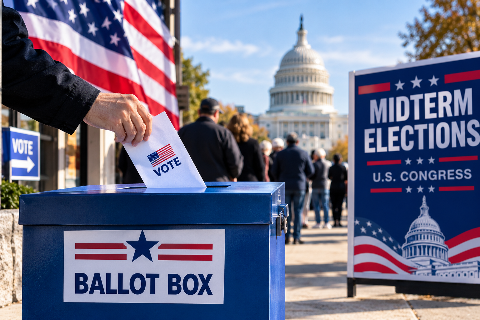 US Midterm Elections Approach as Control of Congress Hangs in the Balance