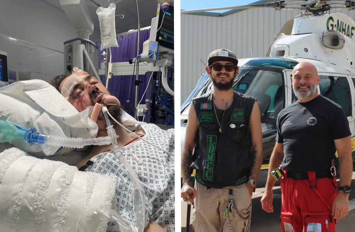Whitehaven Biker Reunites with Paramedic Who Saved His Life After Serious Crash