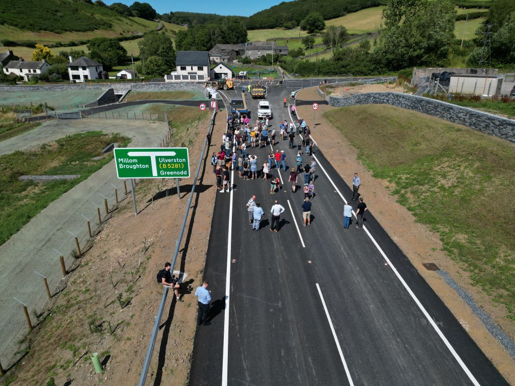 £23.3 Million A595 South Cumbria Link Road to Open This Weekend