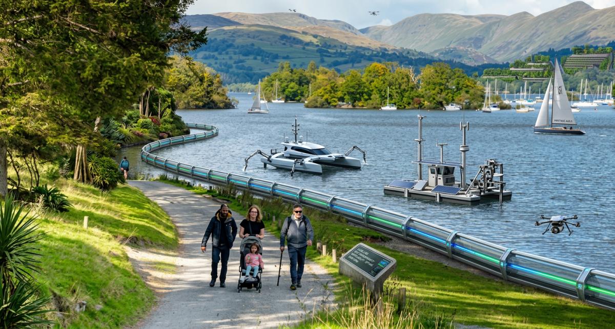 AI imagines how Windermere could look in the year 3000