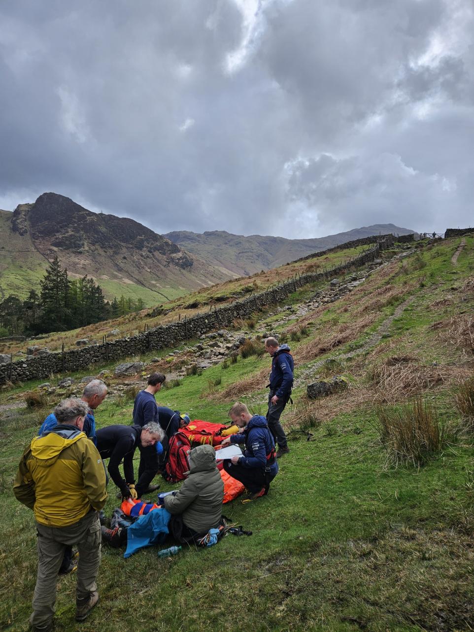 Ambulance Needed After Walker Rescued Near Stickle Tarn