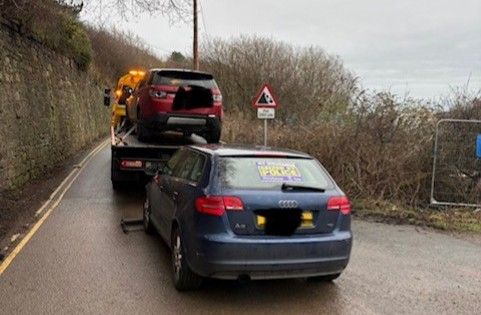 Audi Driver Stopped in Whitehaven for No Insurance, MOT or Tax