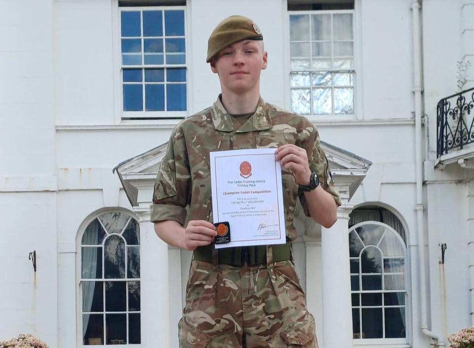 Barrow Army Cadet Earns Remarkable National Recognition For Outstanding Achievement.