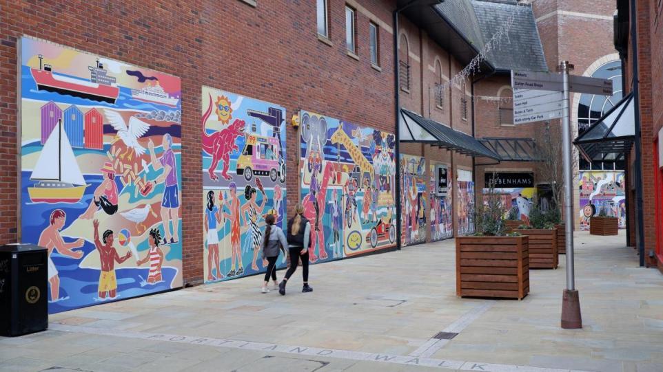 Barrow Community Comes Together for Town Centre Mural Workshop