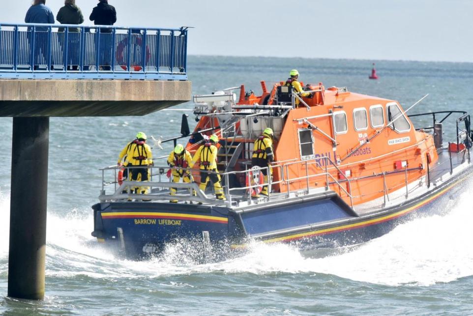 Barrow Gala Features Action-Packed Lifeboat Displays.