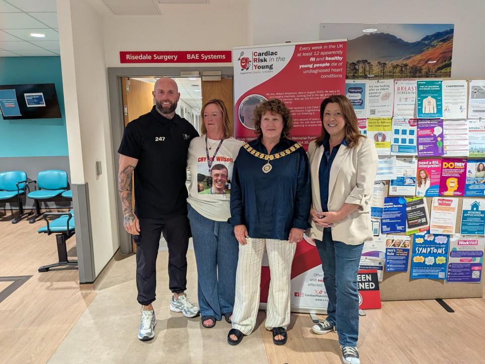 Barrow Gym Members Help Fund Heart Screenings For 200 Young People.