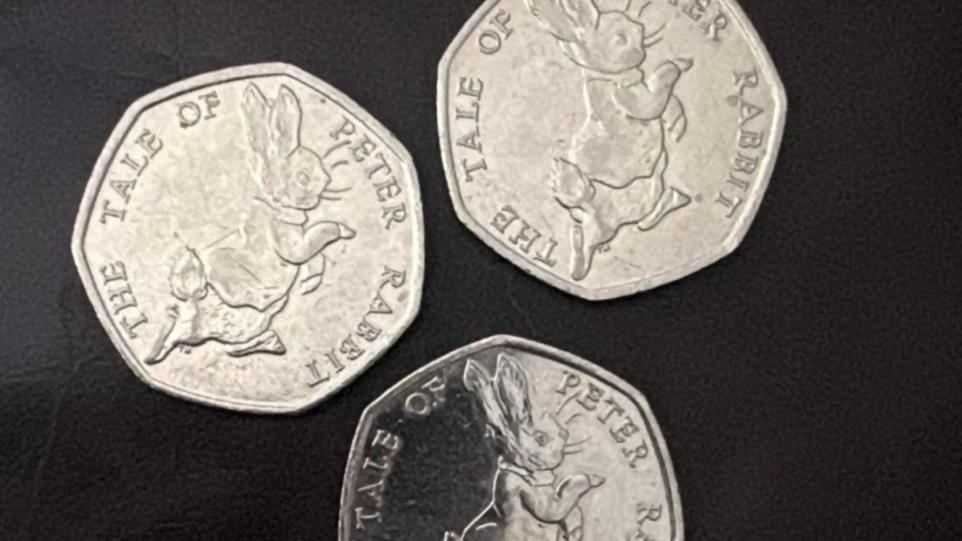 Benjamin Bunny 50p Coin Listed For Almost £8,000 Online.