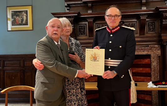 Blood Biker Who Died in Crash Honoured with Elizabeth Emblem