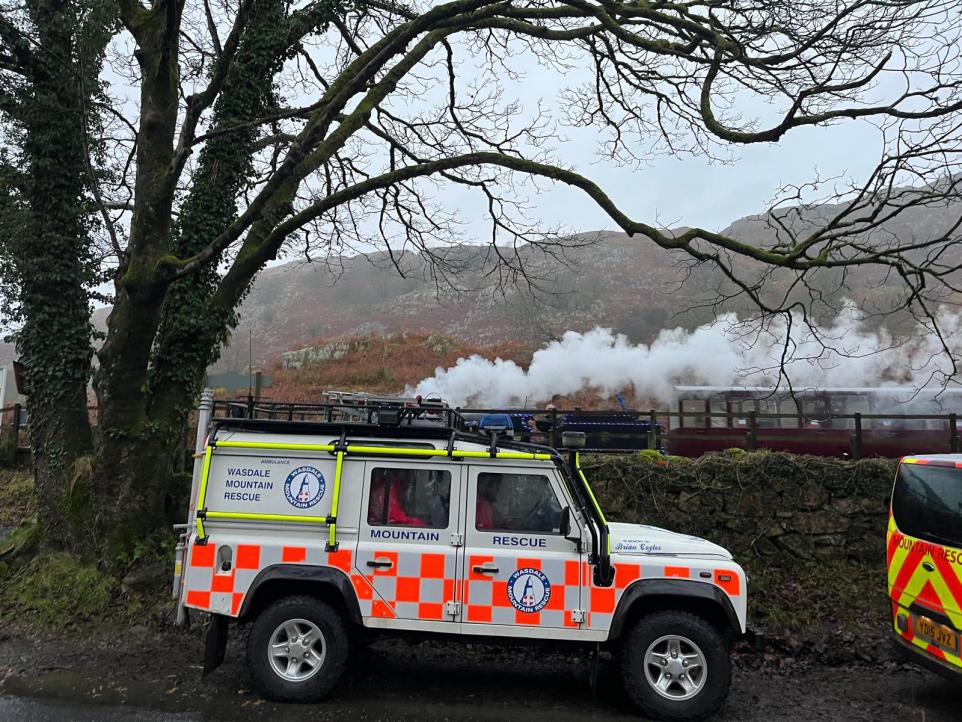 Catchy Heading: Four Rescued After Car Slides Off Icy Hardknott Pass