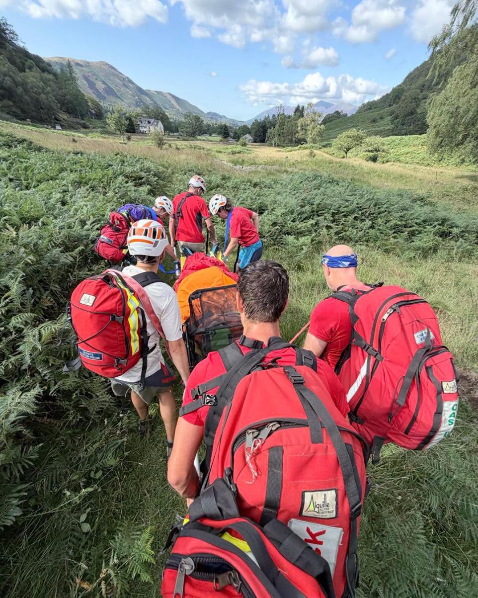 Climber Suffers Broken Arm After Lake District Fall.