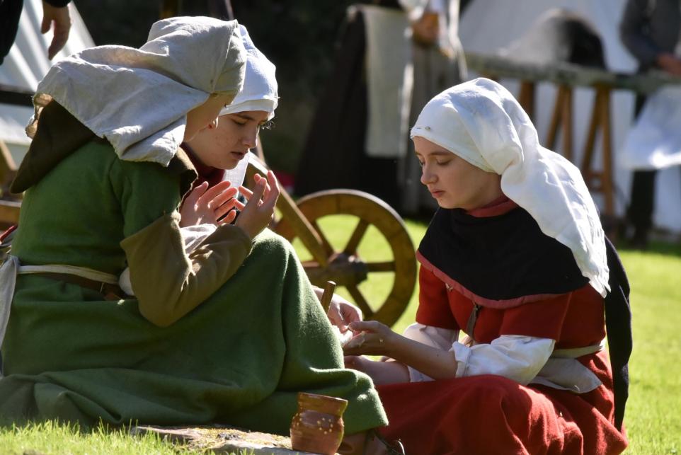 Crowds Gather At Furness Abbey For Medieval Fun.