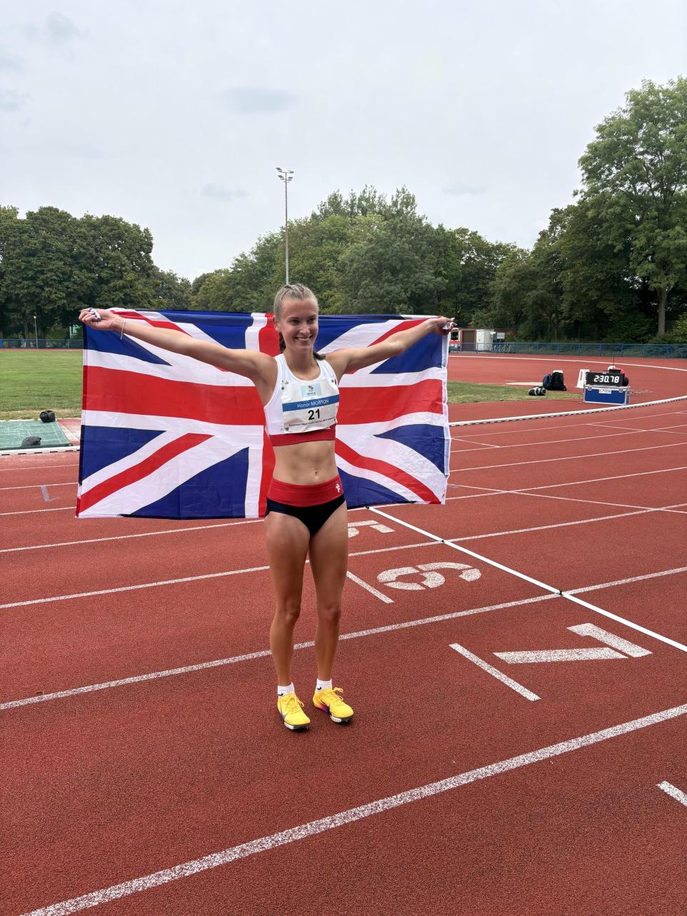 Cumbria Athlete Honor Morton Wins Silver For Deaf Team GB In Germany.