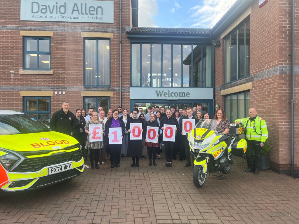 Cumbrian Accountants Raise £10,000 to Support Blood Bikes Charity