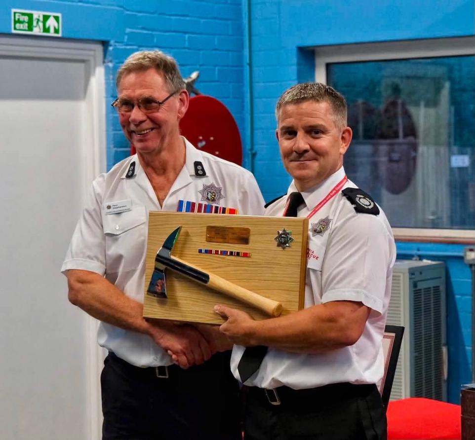 Cumbrian Firefighter Retires After 44 Years Of Dedicated Service.