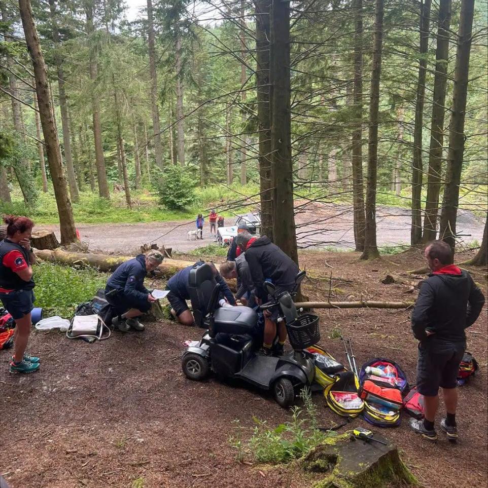 Elderly Man Rescued After Mobility Scooter Fall In Whinlatter Forest