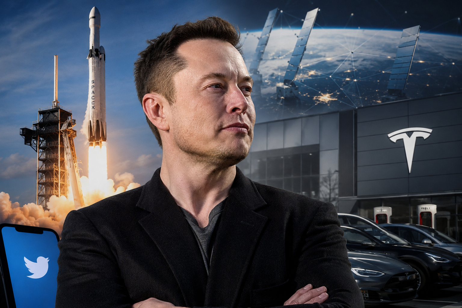 Elon Musk’s Expanding Business Empire Shapes the Future of Technology and Industry