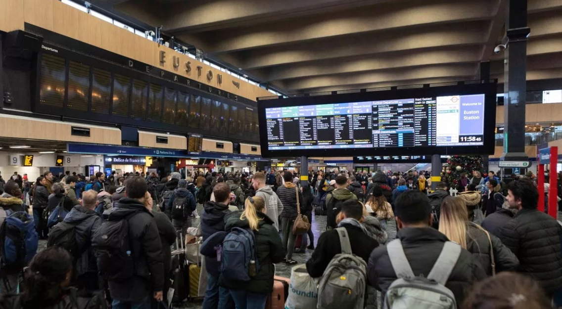 Euston Station Descends Into Chaos as Broken Down Trains Trigger ‘Biblical Scenes’
