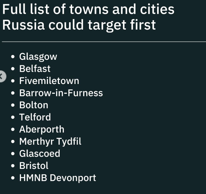 Former Russian Deputy PM’s Threat Sparks Security Concerns After UK Target Map Claim