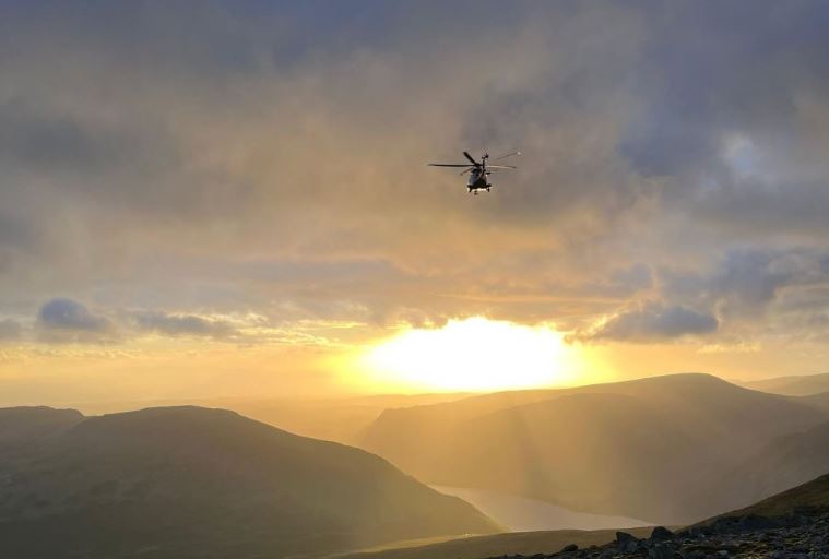 Four 18 Year Olds Airlifted To Safety After Getting Stuck On Lake District Crag