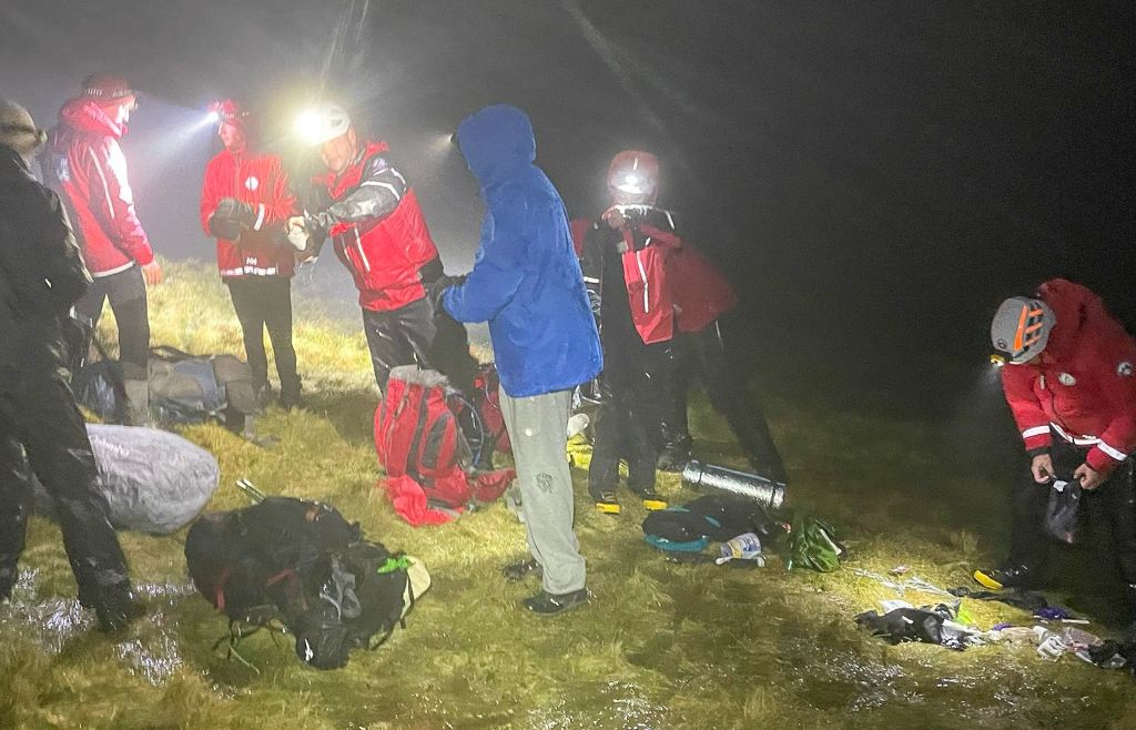 Four Wild Campers Rescued After Tent Collapse in Severe Weather