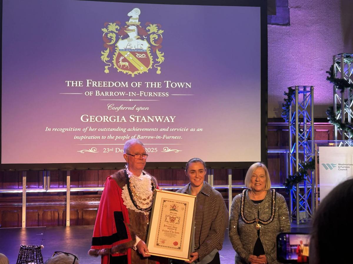 Georgia Stanway Awarded Freedom of Barrow in Recognition of England Lionesses Success