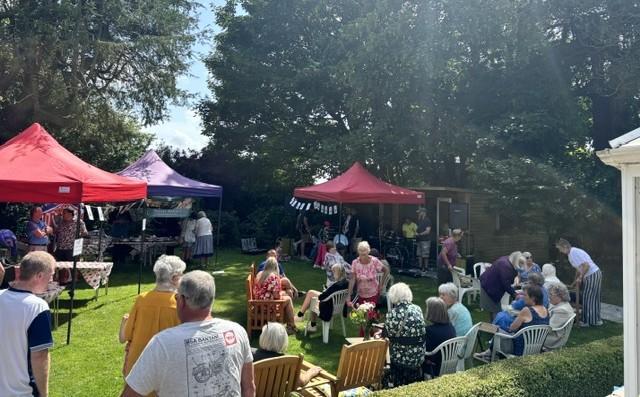 Grange Care Home's Annual Strawberry Fayre Raises Funds For Residents' Activities.