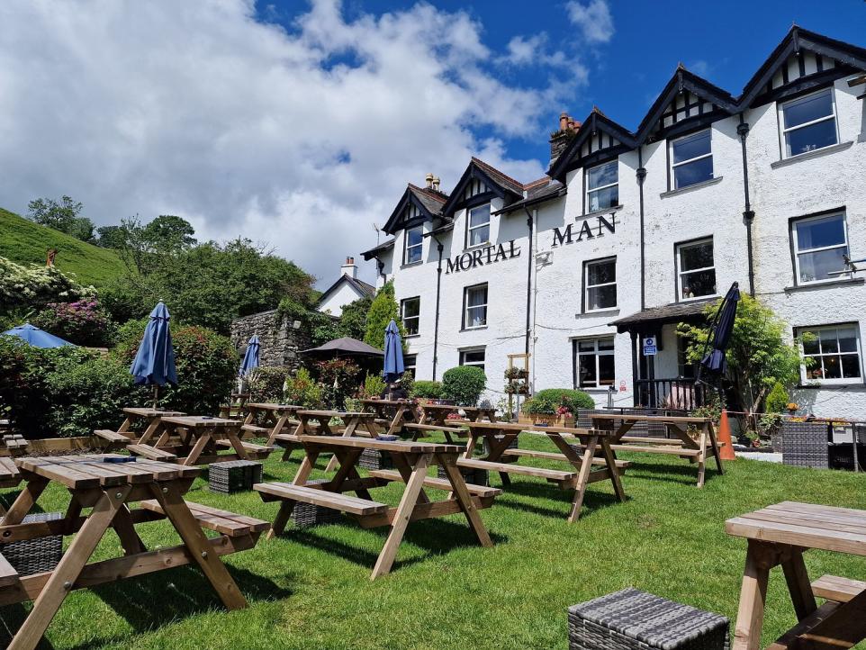 Iconic Lake District Pub The Mortal Man In Troutbeck Put Up For Sale.
