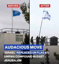 Israeli police raid UNRWA compound in East Jerusalem and replace UN flag with Israeli flag, head of the agency says