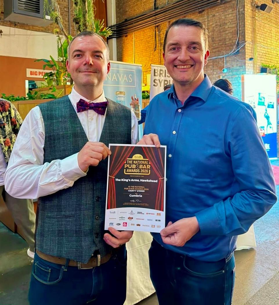 Kings Arms Hawkshead Crowned Best Pub In Cumbria At Prestigious National Awards