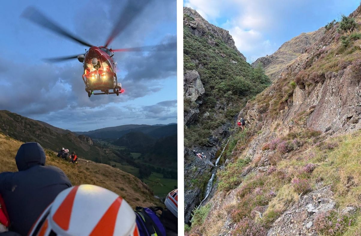 Lake District Scrambler Taken To Hospital After Mountain Rescue.