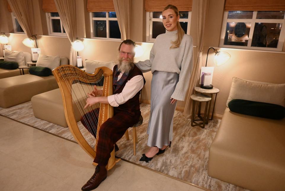 Lake District spa launches live harp sound bath experience to boost wellness and relaxation