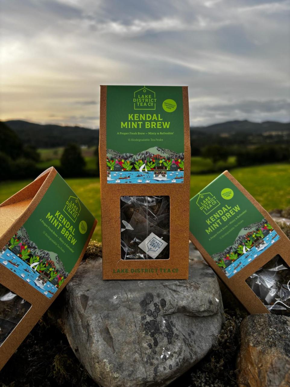 Lake District Tea Co Celebrates Great British Food Award Success For Kendal Mint Brew.