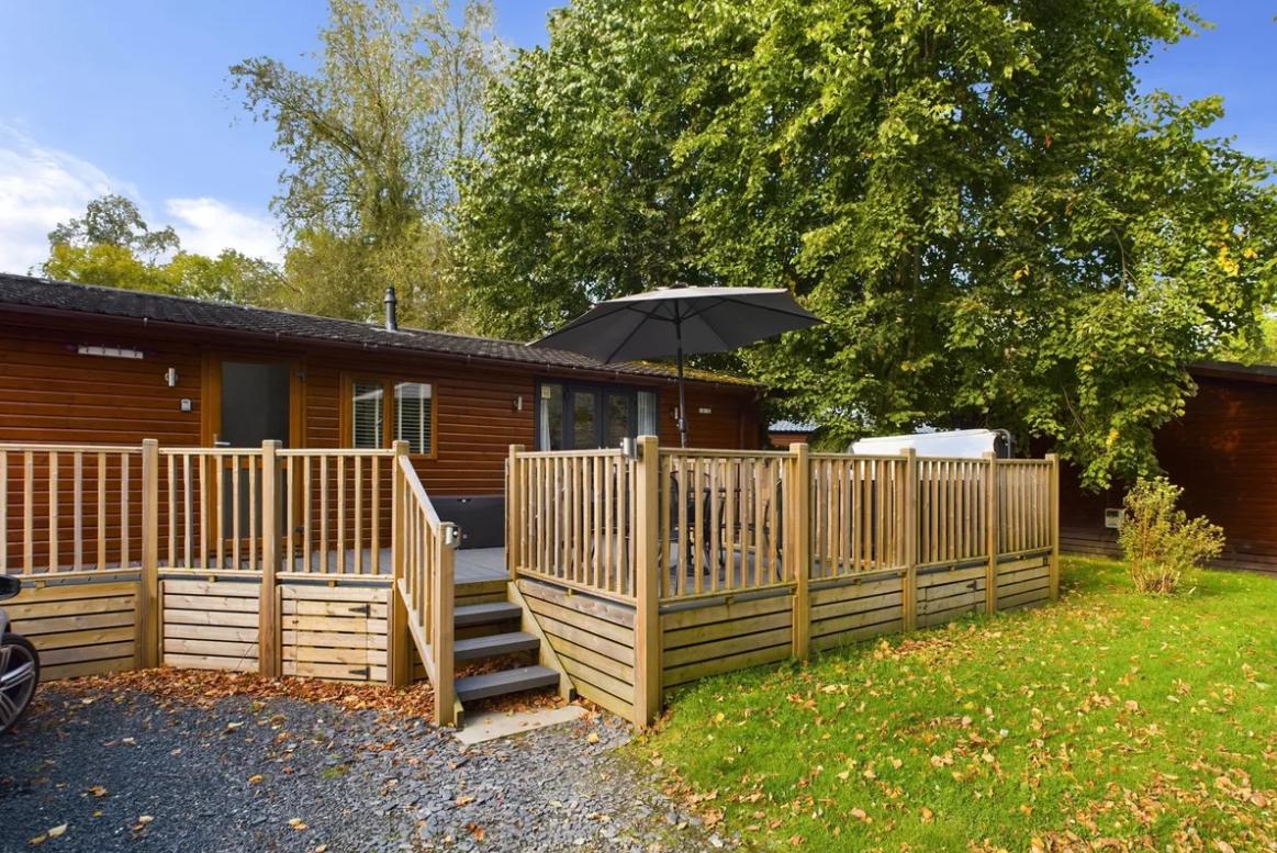 Luxury Lake District lodge with hot tub goes on sale for £150000