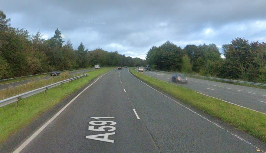 Major A591 Road Closed After Crash Between Brettargh Holt and Prizet