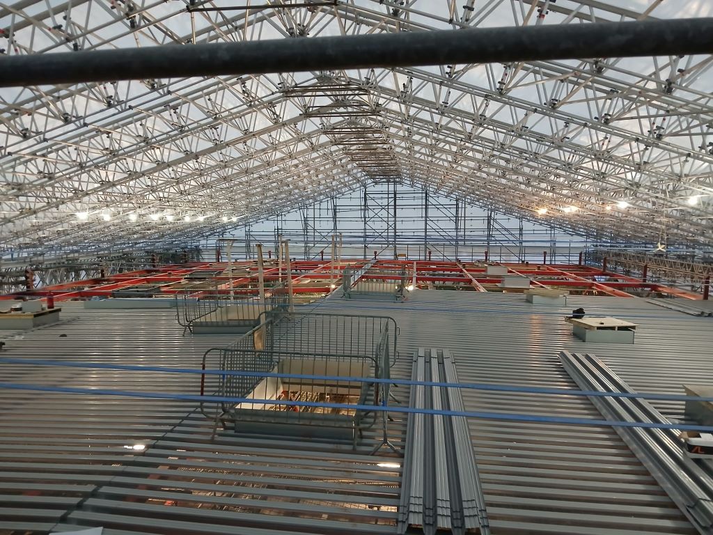 Major Progress Made on Sands Centre Roof Replacement