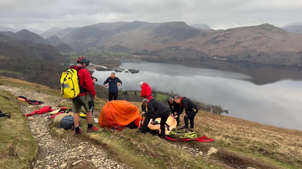 Man rescued from Lake District walk after suddenly feeling unwell