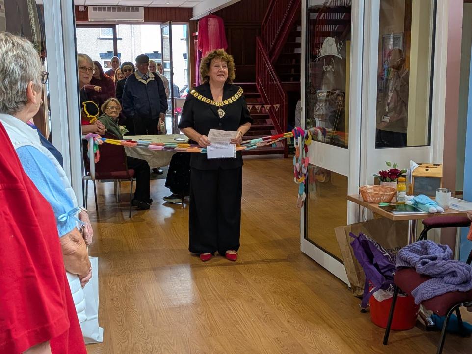 Mayor Left In Awe By Community Work At Barrow Church.