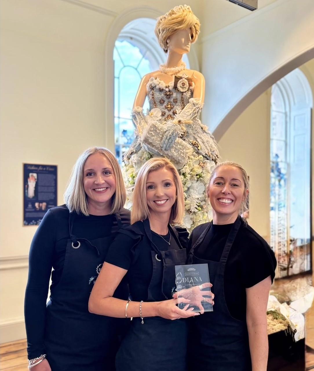 Millom Florist Helps Win Best In Show At Princess Diana Flower Exhibition.