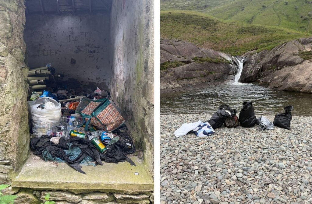 Mountain of rubbish discovered at Lake District beauty spot sparks anger