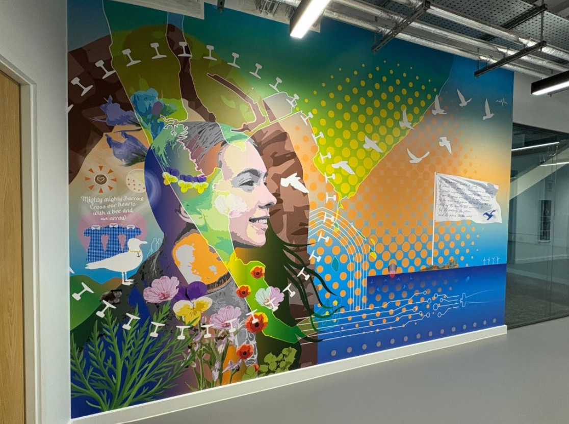New artwork celebrates Barrow’s identity at University of Cumbria campus