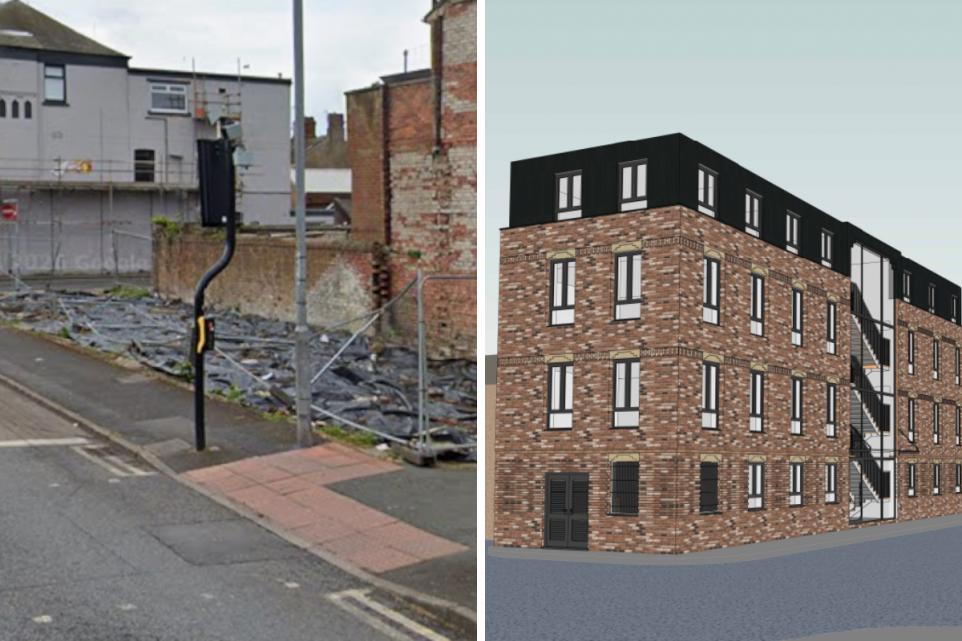 New four storey flats approved for Barrow town centre eyesore site