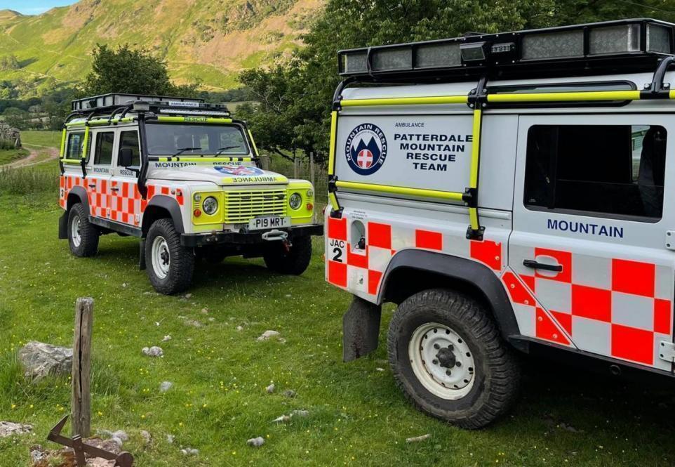 Patterdale Mountain Rescue Team Searches Lake After Inflatable Report.