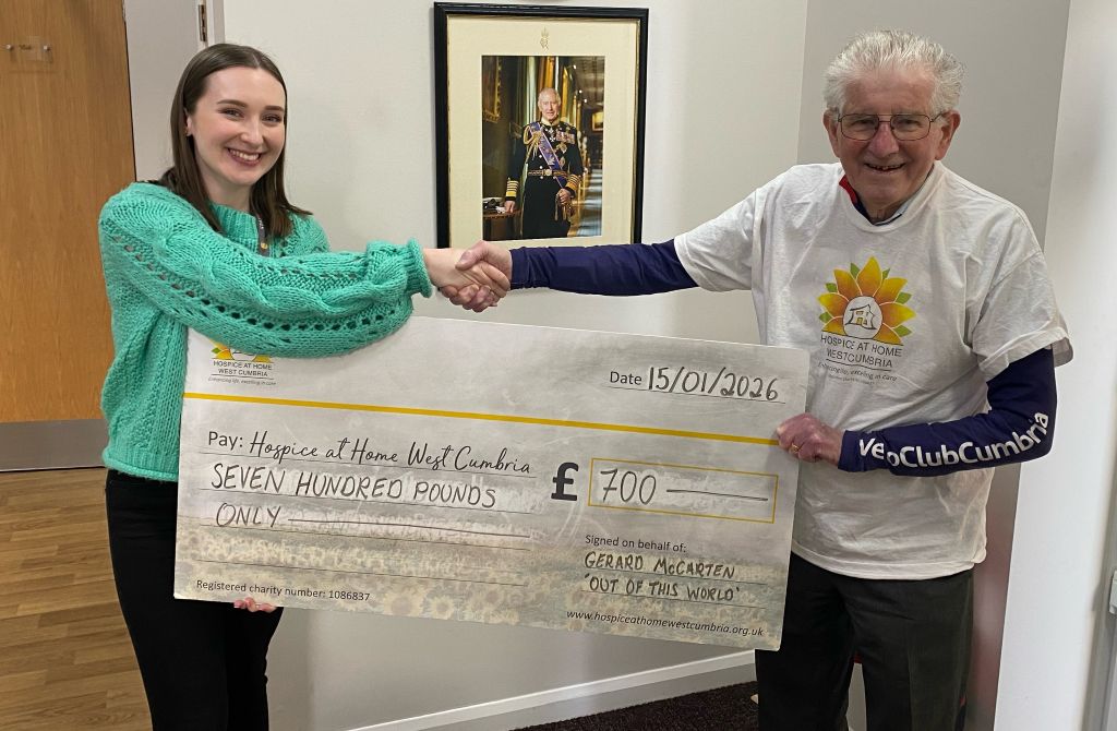 Pedalling Past Limits: Veteran Cyclist Raises £1,400 for Local Charities