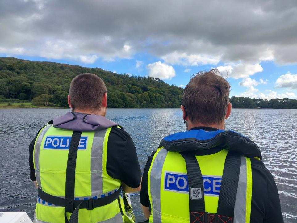 Police And Lake District Rangers Crack Down On Anti Social Jet Skiing.