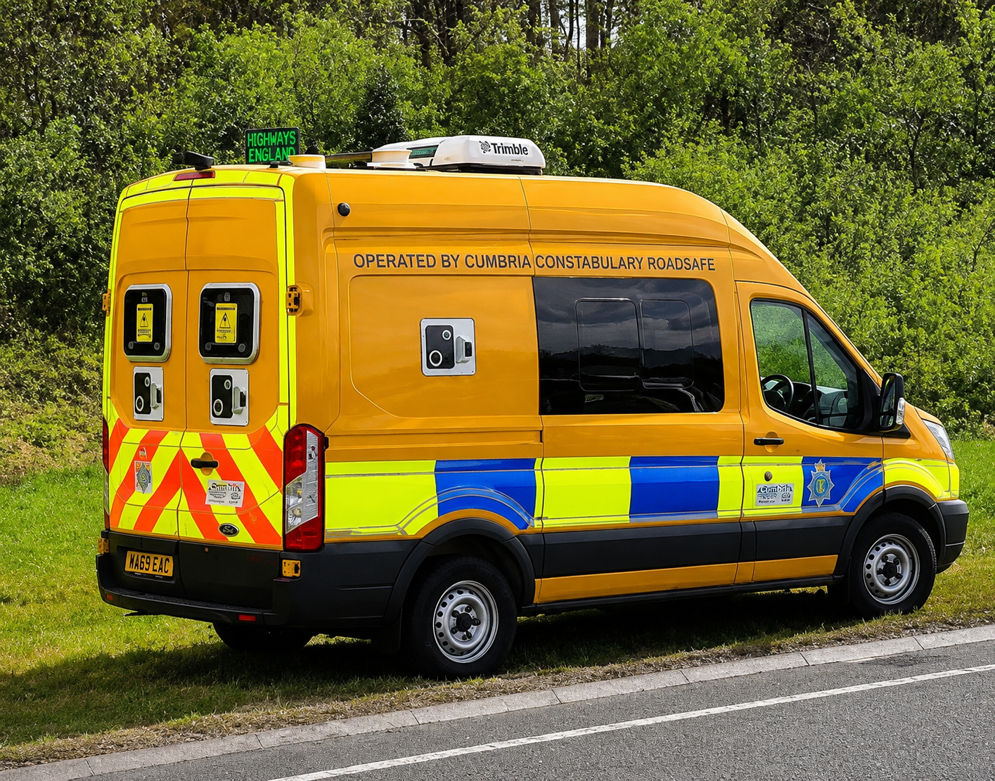 Police Reveal Speed Camera Van Locations Across Cumbria This Week.