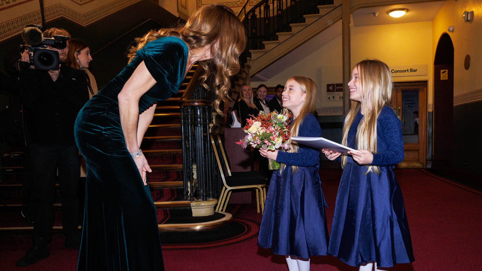 Princess of Wales says her children were very sad to miss Paddington at Royal Variety Performance